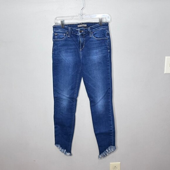 Joe's Jeans Asymmetrical raw‎ hem Jeans- Size 28 - Picture 1 of 5